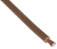 4726032 Lapp ÖLFLEX® H07Z-K 90° Series Brown 2.5 mm² Hook Up Wire, 13 AWG, 100m,