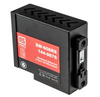 144-8676 RS PRO DIN Rail Mount Industrial Ethernet Switch, 8 RJ45 Ports, 10/100Mbit/s Transmission