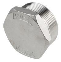 499-3675 RS PRO Stainless Steel Pipe Fitting Hexagon Plug, Male R 2in