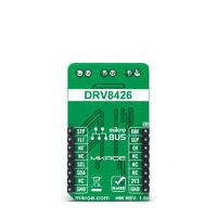 mikroe-4689 MikroElektronika Stepper 18 Click Stepper Motor Driver for DRV8426 for mikroBUS Socket