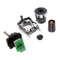 xb4bd912r10k Schneider Electric XB4 Series Potentiometer With Knob with a 6 mm Dia. Shaft, 10kΩ, ±10%, 1W, Panel Mount