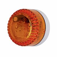 531027full-0876 Eaton Series Amber Flashing Beacon, 9 → 60 V dc, Surface Mount, Xenon Bulb, IP21C, IP66