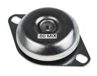162-3221 RS PRO Round M12 Anti Vibration Mount, Pedestal Mount with 450kg Compression Load