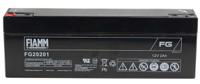 fg20201 Fiamm 12V Faston F1 Sealed Lead Acid Battery, 2Ah