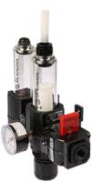 bl72-201g Norgren G 1/4 FRL, Automatic Drain, 40μm Filtration Size - With Pressure Gauge