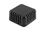 1551v1bk Hammond 1551 Series Black ABS Enclosure, IP30, Black Lid, 40 x 40 x 20mm