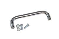 1427c1 Hammond Chrome Chrome Steel Drawer Handle 102 mm Height, 111mm Width, 10mm Length