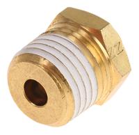 kq2h07-35as SMC KQ2 Series Straight Threaded Adaptor, NPT 1/4 Male to Push In 1/4 in, Threaded-to-Tube Connection Style