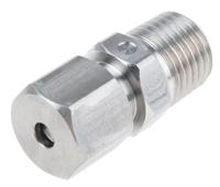 123-5574 RS PRO 1/4 NPT Compression Fitting for Use with Thermocouple or PRT Probe, 4mm Probe, RoHS Compliant Standard