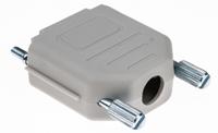 mhdppk9-i-k MH Connectors MHDPPK-SLIM Series Polyamide D Sub Backshell, 9 Way, Strain Relief