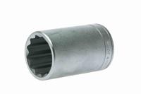 m120636-c Teng Tools 1/2 in Drive 36mm Deep Socket, 12 point, 79 mm Overall Length