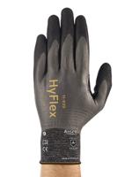 11939100 Ansell Hyflex Black, Grey Dyneema Cut Resistant Gloves, Size 10, Nitrile Foam Coating