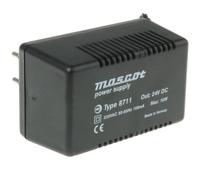 8711-24 Mascot 10W Plug-In AC/DC Adapter 24V dc Output, 416mA Output