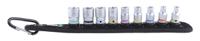 05003883001 Wera 9-Piece Metric 1/4 in Standard Socket Set , 6 point