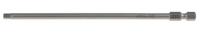 05059634001 Wera Hexagon Screwdriver Bit, 4 mm Tip, 1/4 in Drive, Hexagon Drive, 152 mm Overall