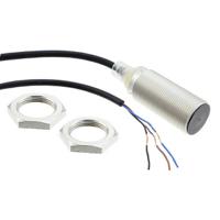 e2b-m18ks08-wp-c1-2m Omron Inductive Threaded Barrel Proximity Sensor, M18, 8 mm Detection, NPN NO, 10 → 30 V dc