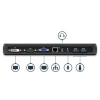 usb3sdockhdv StarTech.com Dual Monitor USB 3.0 Docking Station with DVI, HDMI, VGA - 3 x USB ports, USB A, USB B