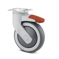 5377pjp100p50ral7001 Tente Swivel Castor Wheel, 200kg Capacity, 100mm Wheel