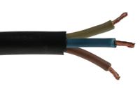 863-4018 RS PRO TRS 2.5 mm² 3 Core Power Cable, H05RR-F, Black CPE, 100m