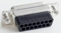 163x10039x CONEC 25 Way Through Hole D-sub Connector Plug, with Mounting Hole