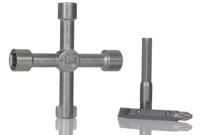 439-3025 RS PRO Zinc Alloy 5-way Control Cabinet Key
