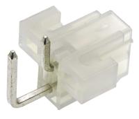 39-29-1028 Molex Mini-Fit Jr Series Right Angle Through Hole PCB Header, 2 Contact(s), 4.2 mm Pitch, 2 Row, Shrouded