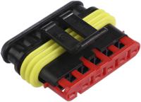282090-1 TE Connectivity, AMP Superseal 1.5 Connector Housing Socket Cable Mount 6 Way