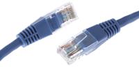 cr503nb05cbl Decelect, 0.5m Cat5e, Blue RJ45 to Male RJ45 Male, U/UTP Unshielded, Terminated PVC Sheath