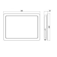 141542 Bailey Electric & Electronics bv Slim Floodlight, 100 W, 8200 lm, IP65, 240 V ac