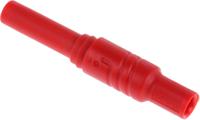 934096101 Hirschmann Test & Measurement Red Female Banana Socket, 4 mm Connector, Screw Termination, 24A, 1000V ac/dc, Nickel