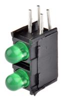 003596754 Schurter 0035.9675.4, Green Right Angle PCB LED Indicator