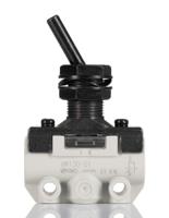 vm130-01-08a SMC Toggle Lever Pneumatic Relay Pneumatic Manual Control Valve VM100 Series, R 1/8, 1/8, III B