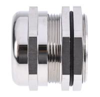 831-9068 RS PRO Metallic Nickel Plated Brass Cable Gland, PG29 Thread, 18mm min., 25mm max., IP68