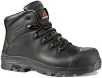 tc1070-10 Rockfall TC1070 Black Fibreglass Toe Capped Unisex Safety Boots, UK 10, EU 44
