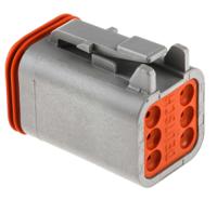 dt06-6s Deutsch, DT Automotive Connector Plug Grey 6 Way DT06-6S
