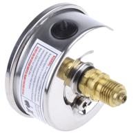 mit3-f22b35 Bourdon G 1/4 Analogue Pressure Gauge 250bar Back Entry 63mm Outside Diameter