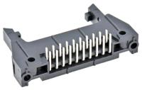 n3428-5302rb 3M 3000 Series Right Angle Through Hole PCB Header, 20 Contact(s), 2.54 mm Pitch, 2 Row, Shrouded