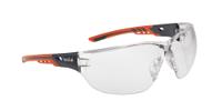 nessppsi Bolle Safety NESS+ Anti-Mist UV Safety Glasses, Clear Polycarbonate Lens