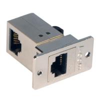 ecf504-sr5e L-Com ECF Series Single-Port RJ45 Ethernet Coupler, Cat5e, Shielded