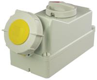 5924a MENNEKES Switchable IP67 Industrial Interlock Socket 2P+E, 32A, 110 V