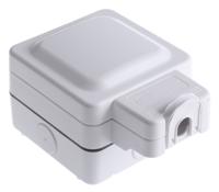k56480whi MK Electric White 1 Gang Plug Socket, 2 Poles, 13A, Type G - British, Outdoor Use