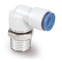 ksh08-01s SMC KS Series Male Connector, R 1/8 to Push In 8 mm, Threaded-to-Tube Connection Style