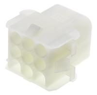 1-480707 TE Connectivity, Universal MATE-N-LOK Female Connector Housing, 6.35mm Pitch, 9 Way, 3 Row