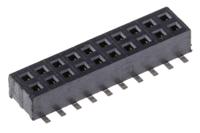 clp-110-02-l-d Samtec CLP Series Straight Surface Mount PCB Socket, 20-Contact, 2-Row, 1.27mm Pitch, Solder Termination