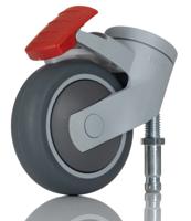 5325-pjp-075-s70-m10x15-levina Tente Swivel Castor Wheel, 75kg Capacity, 75mm Wheel