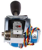400-123 APEM 2-Axis Potentiometer Joystick Conical, Dual Axis Potentiometric, IP65
