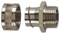 ssu12-m16-m Flexicon Fixed External Thread Fitting, Conduit Fitting, 12mm Nominal Size, M16, 316 Stainless Steel IP40 rating