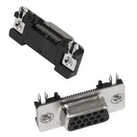 190-009-263r001 Norcomp 190 9 Way Right Angle SMT D-sub Connector Socket, 2.77mm Pitch, with Boardlocks