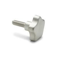 169563 Elesa  Natural Stainless Steel Knob, M8 x 40, Threaded Stud