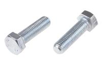 917-3009 RS PRO Bright Zinc Plated Steel, Hex Bolt, M14 x 50mm